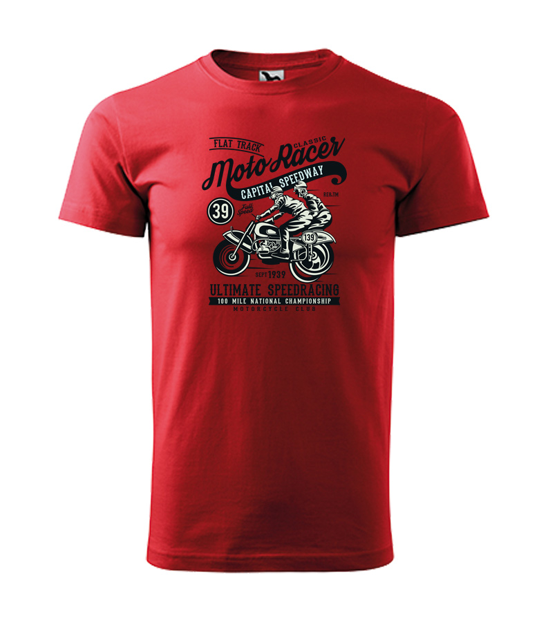 Pánské triko s moto motivem 277 Moto Racer Classic