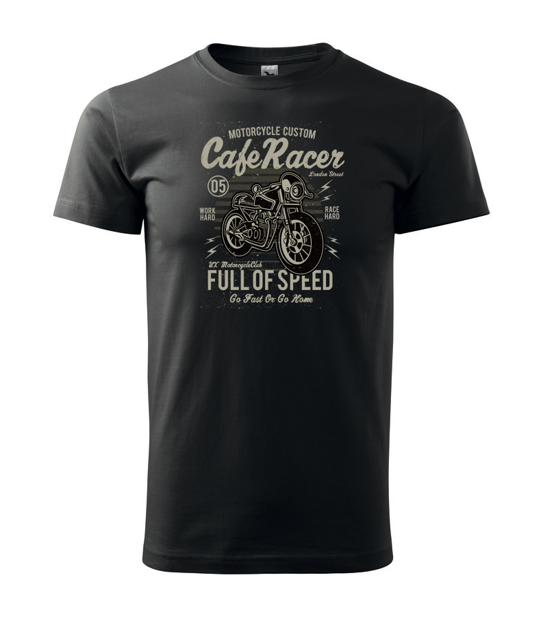 Pánské triko s moto motivem 266 Cafe Racer