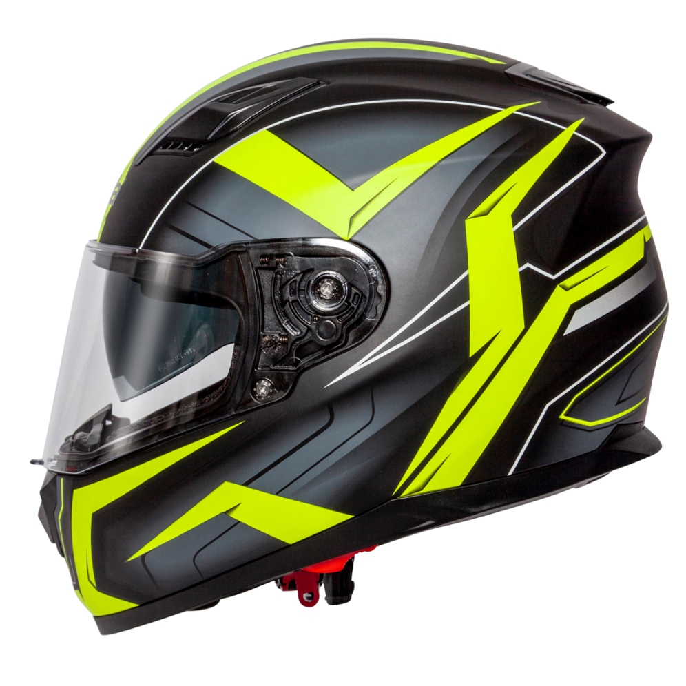 SPADA integrální moto Přilba SP17 RULER XS černá neon matná