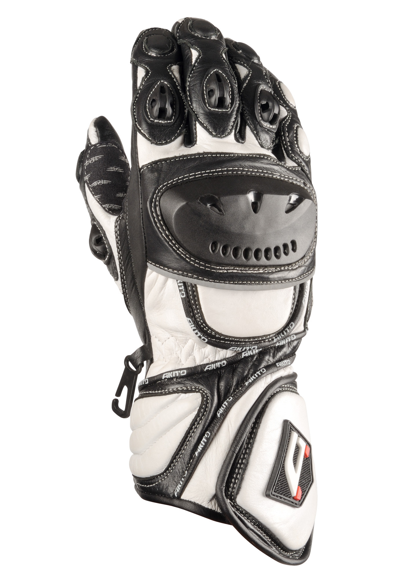 AKITO Moto rukavice SPORTMAX S bílé