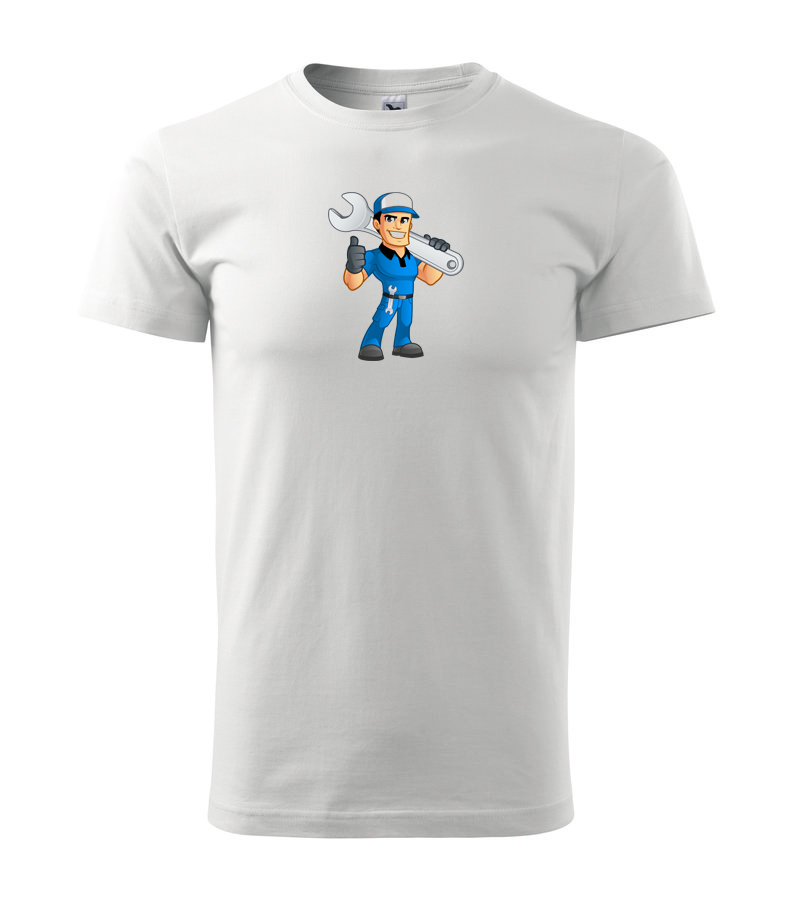 Pánské triko s motivem 078 Mechanik