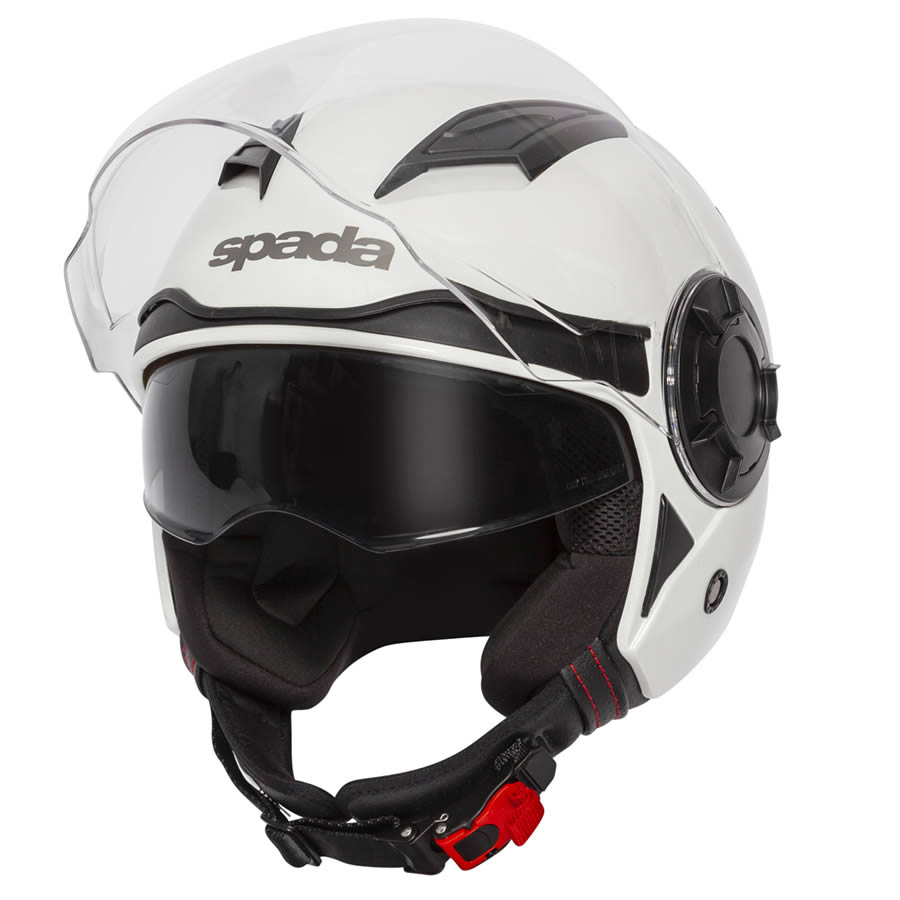 SPADA Helma LYCAN XL jet bílá DVS
