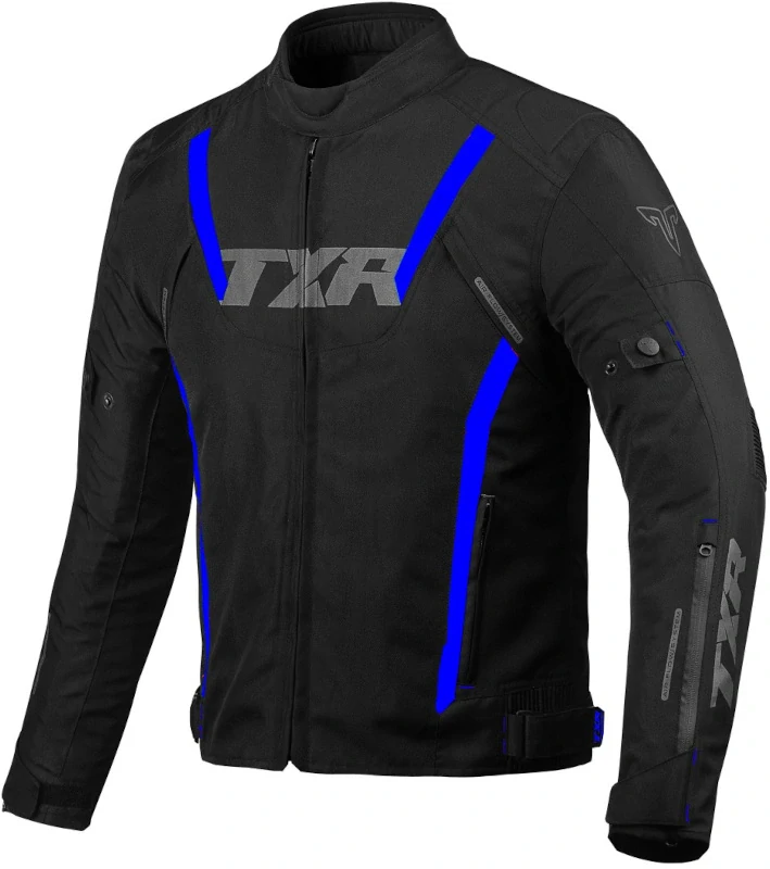 TXR Bunda na motorku Gunner černo-modrá S