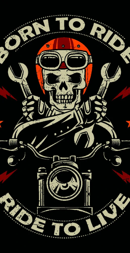 TXR Multifunkční šátek Born to ride 2