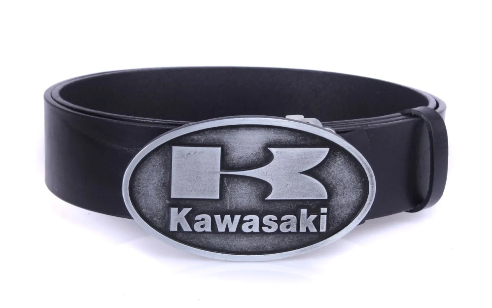 TXR Kožený opasek Kawasaki 130 cm