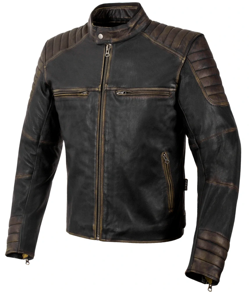 TXR Bunda na motorku Vintage hnědá 3XL