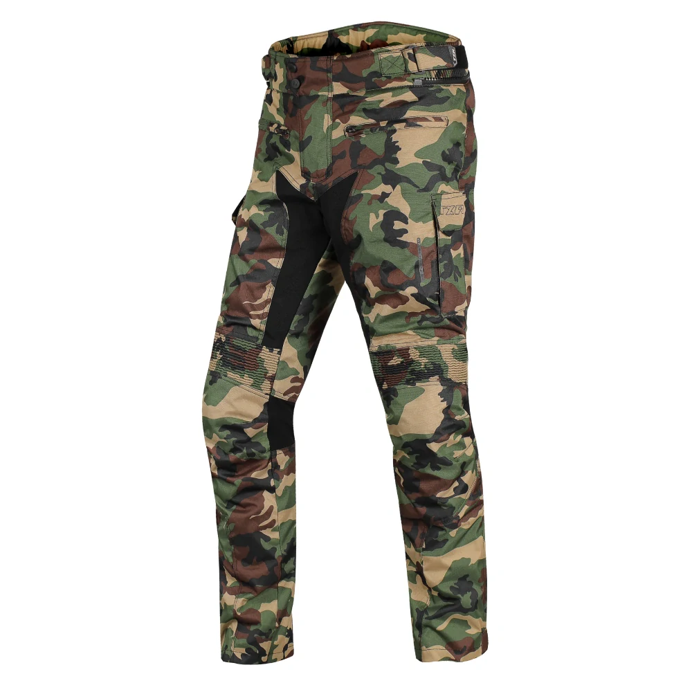 TXR Kalhoty na motorku Cargo 2 Camo zelené XXL