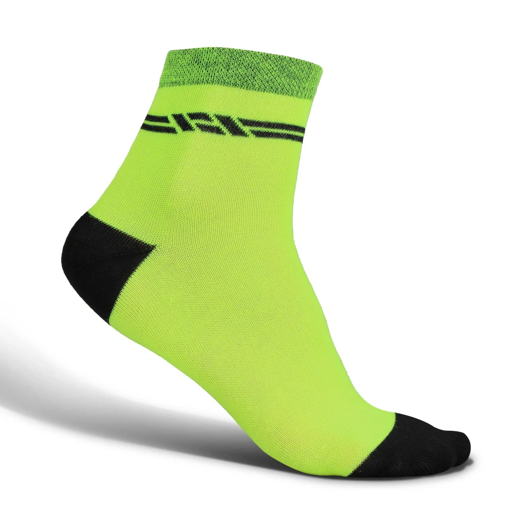 TXR Sportovní polovysoká ponožka Neon fluo žlutá 46/48