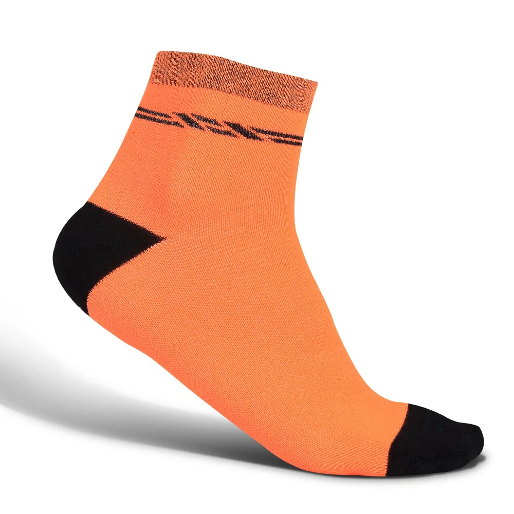 TXR Sportovní polovysoká ponožka Neon fluo oranžová 41/42