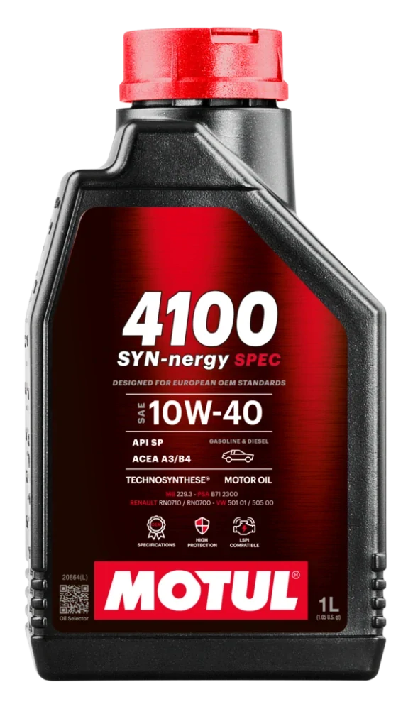 MOTUL Motorový olej 4100 SYN-nergy SPEC 10W40 1L