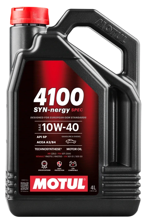 MOTUL Motorový olej 4100 SYN-nergy SPEC 10W40 4L