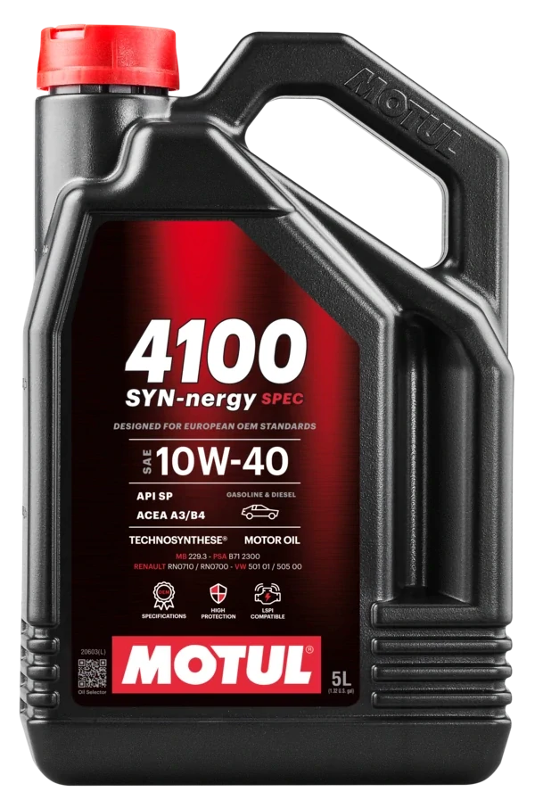 MOTUL Motorový olej 4100 SYN-nergy SPEC 10W40 5L