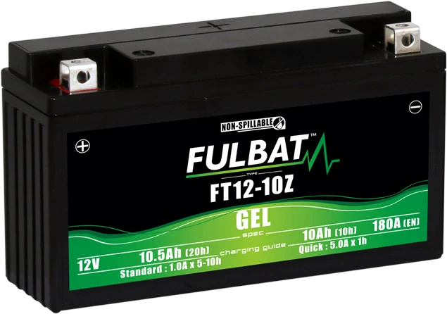 FULBAT FT12-10Z 12V 10Ah 180A (YT12-10Z) 194x59x112mm L+ GEL bezúdržbová motobaterie