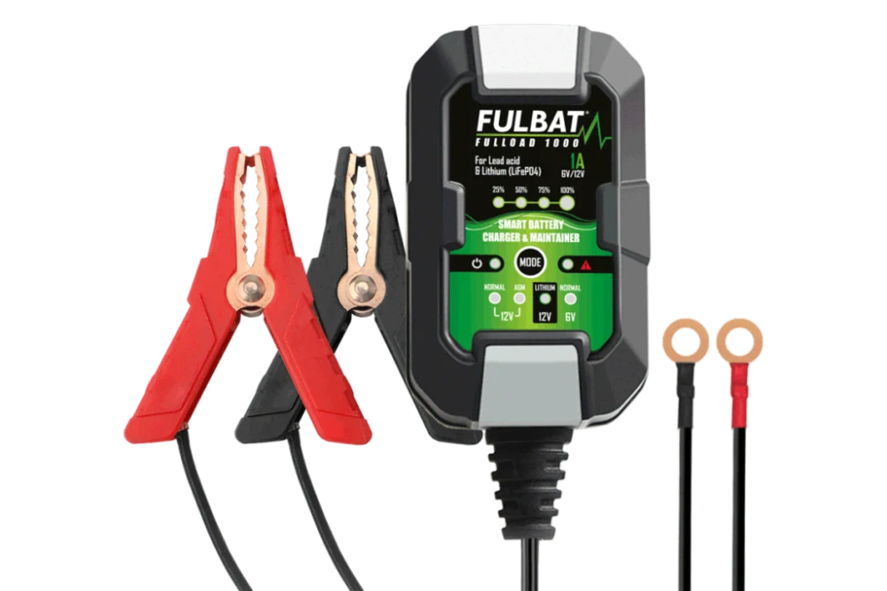 FULBAT Nabíječka akumulátorů FULLOAD 1000 6/12V 1A (vhodná také pro lithiové baterie)