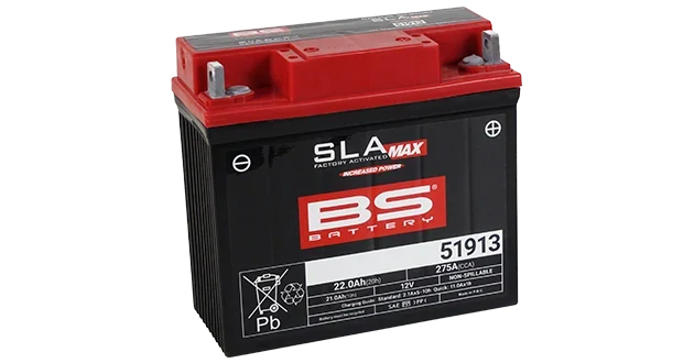 BS-BATTERY 51913 12V 21Ah 275A 186x82x171mm P+ AGM bezúdržbová motobaterie