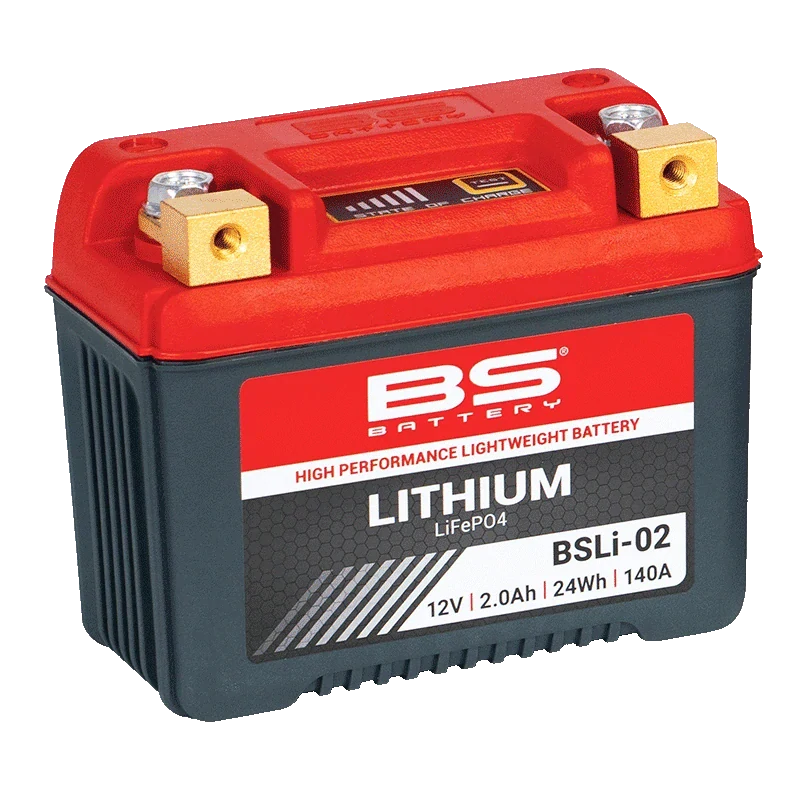 BS-BATTERY BSLI-02 12V 2Ah 140A LiFePO4 lithiová motobaterie