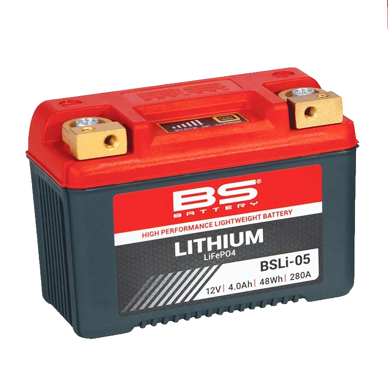BS-BATTERY BSLI-05 12V 4Ah 280A P+ LiFePO4 lithiová motobaterie