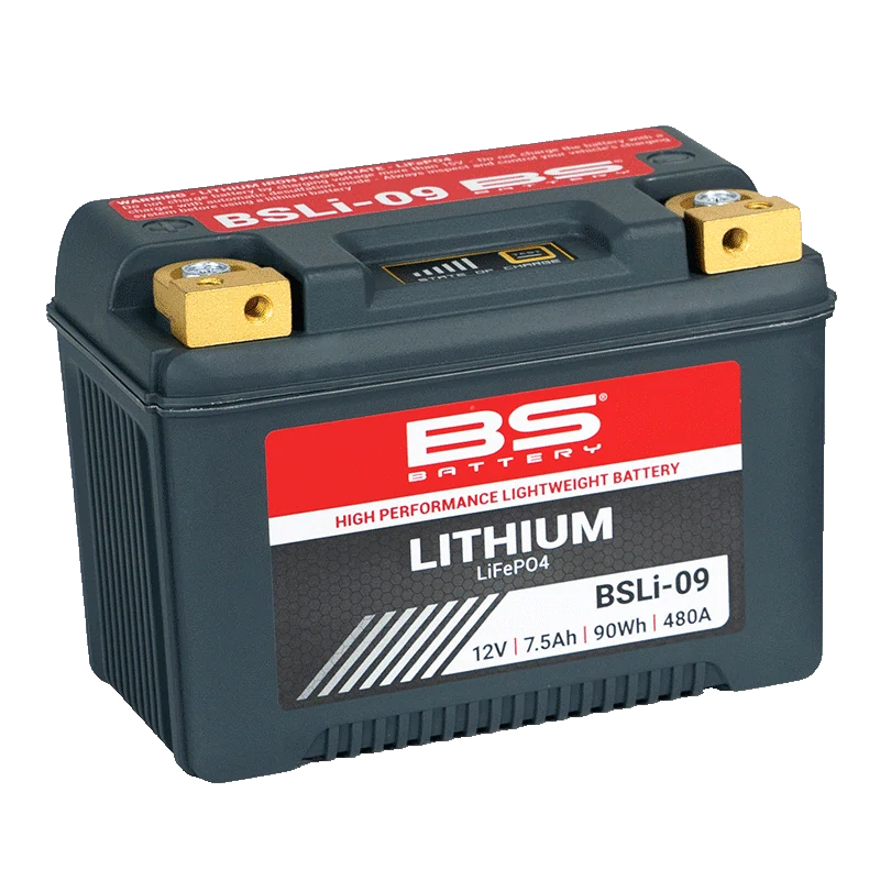 BS-BATTERY BSLI-09 12V 7,5Ah 480A L+ LiFePO4 lithiová motobaterie
