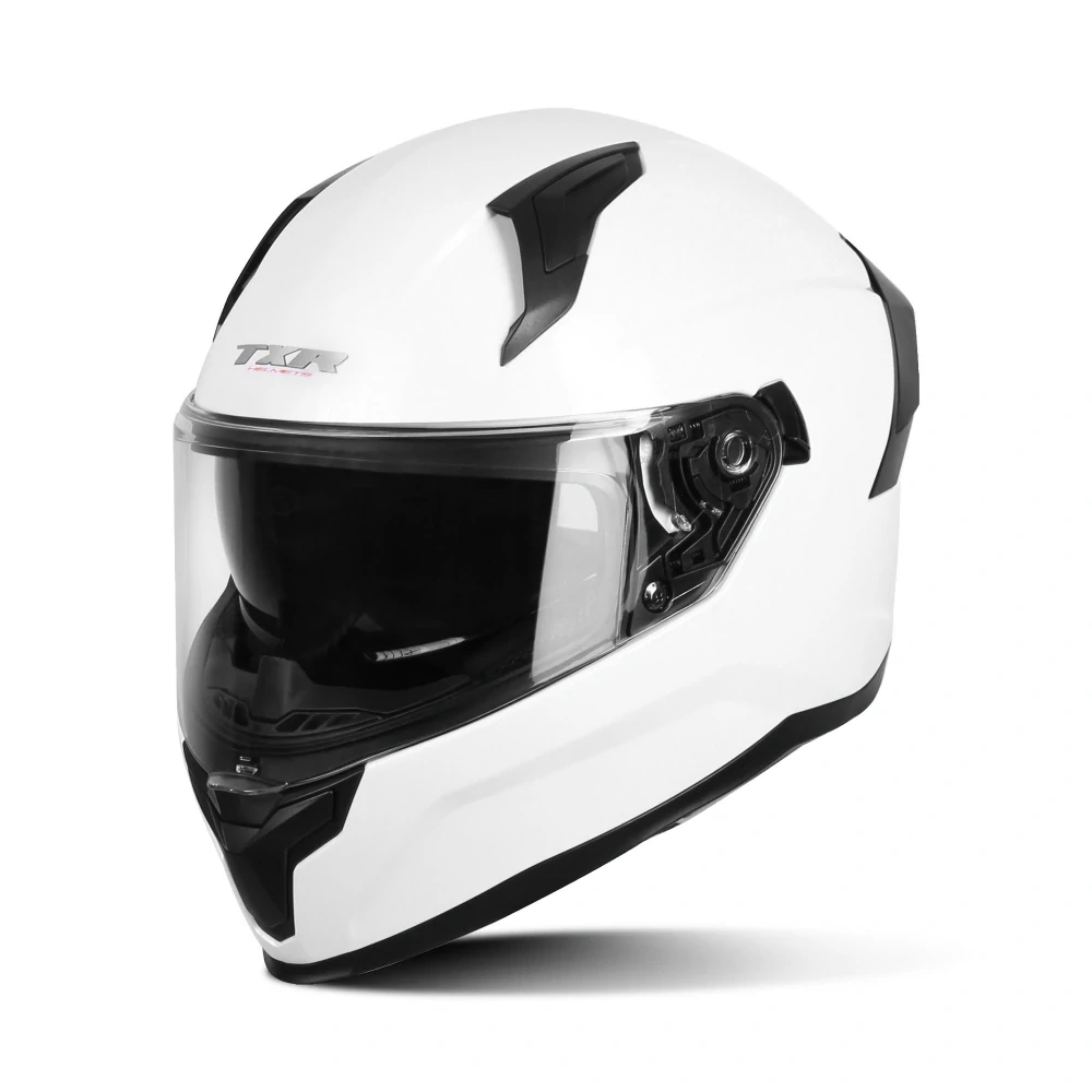 TXR Integrální helma na motorku Raptor perleťově bílá L