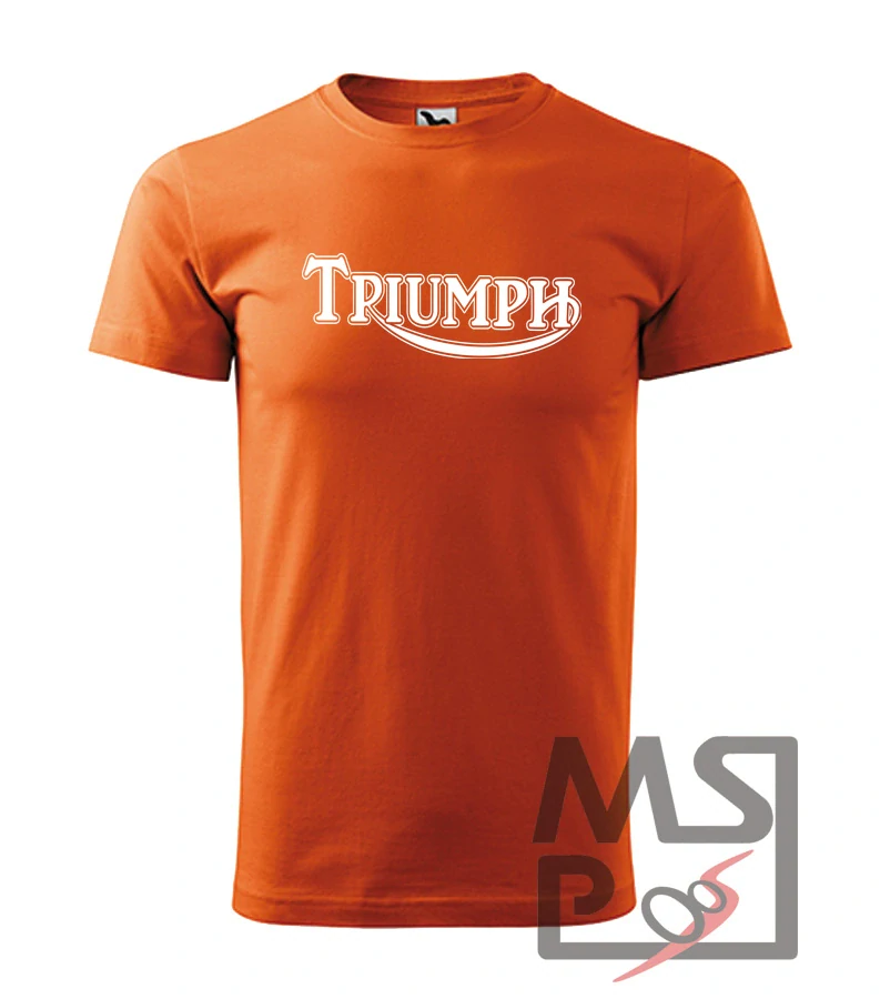 MSP Triko s motivem Triumph 27 XL oranžové