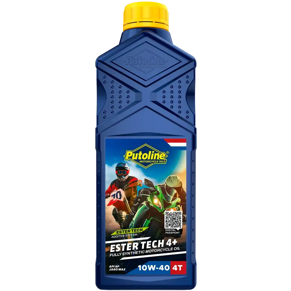PUTOLINE Motorový olej Ester Tech 4T+ 10W40 1L Road/OFF-Road