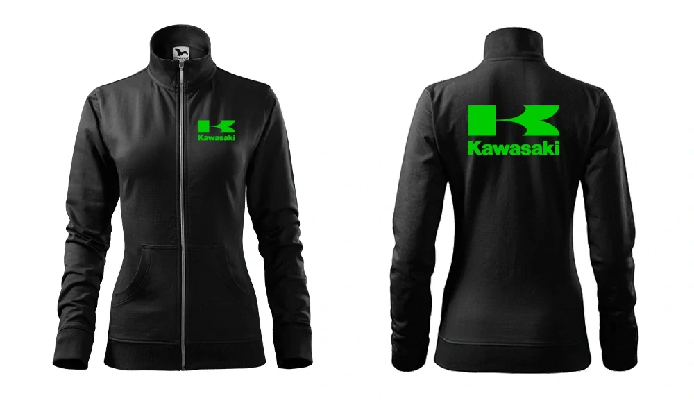 Dámská mikina s motivem Kawasaki 19 2XL černá