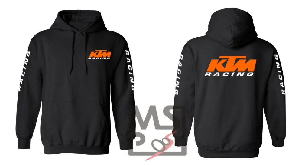 Mikina s motivem KTM Racing 2 S černá