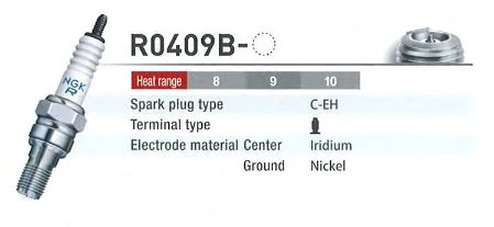 NGK Zapalovací svíčka R0409B-10 Racing