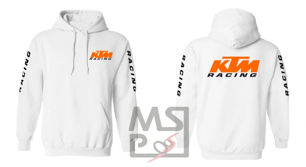 Mikina s motivem KTM Racing 2  3XL bíla