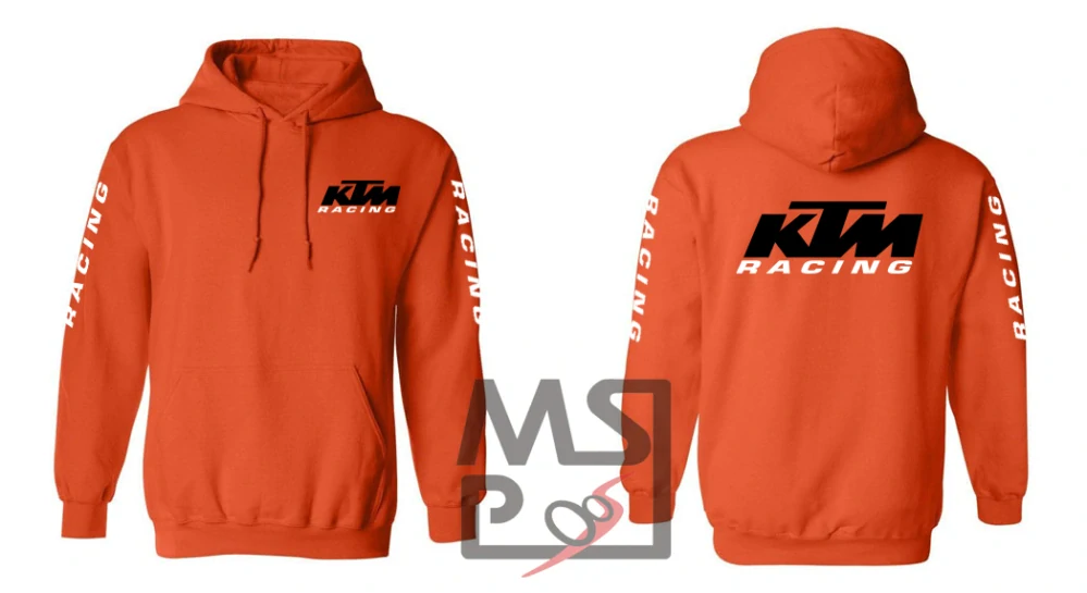 Mikina s motivem KTM Racing 2  XL oranžová