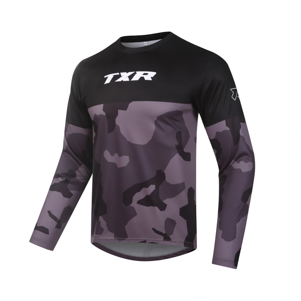 TXR Motokrosový dres Camo šedý L