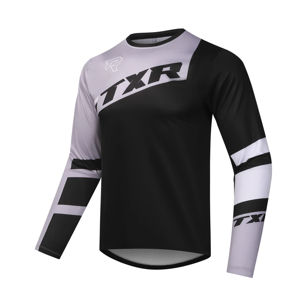TXR Motokrosový dres Vortex černo-šedý L