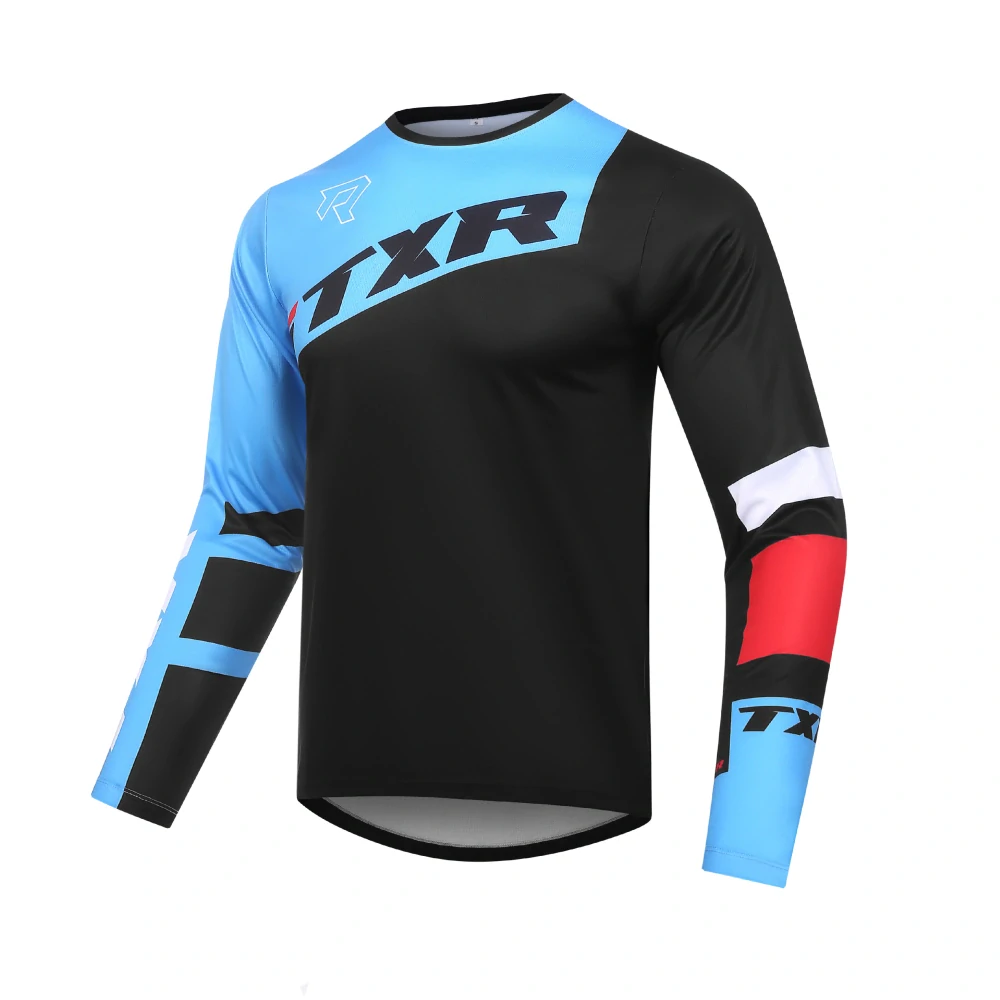 TXR Motokrosový dres Vortex černo-modrý 3XL