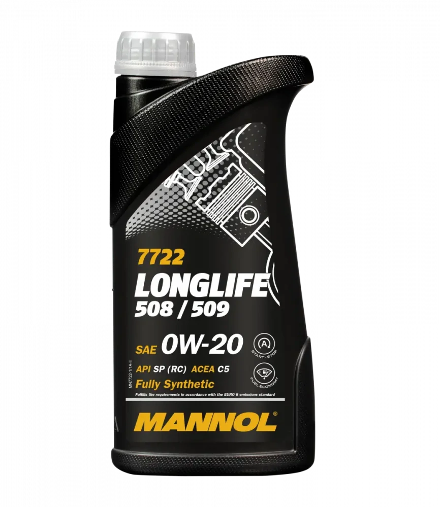 MANNOL Motorový olej 7722 Longlife 508/509 0W-20 – 1L