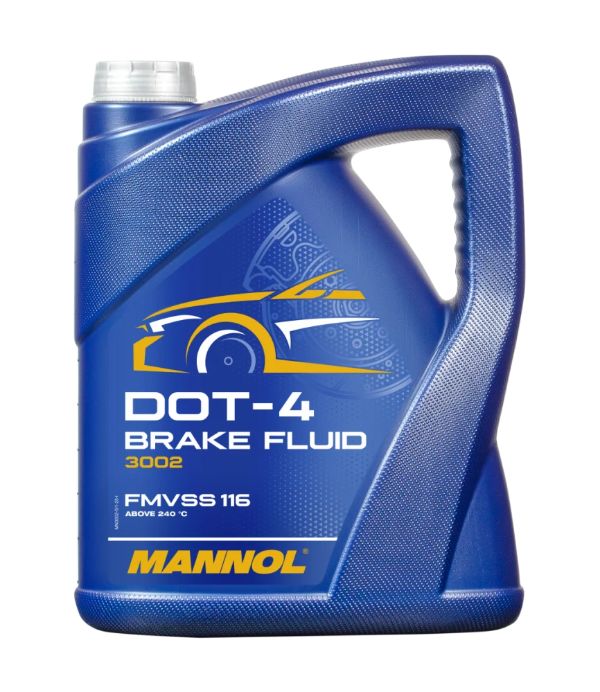 MANNOL 3002 DOT-4 Brake Fluid - 5L