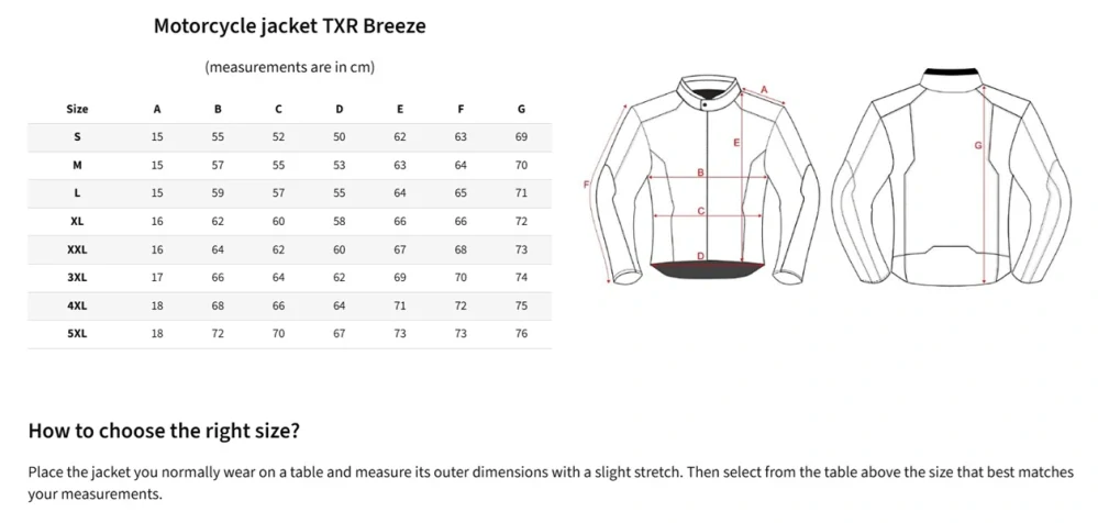 TXR Bunda na motorku Breeze černo-fluo žlutá 4XL