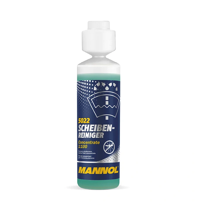 MANNOL 5022 Scheiben Reiniger 1:100 (letní koncentrát do ostřikovačů) - 250ml