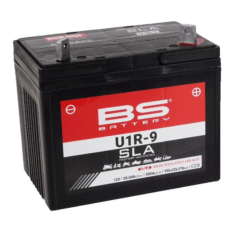 BS-BATTERY U1R-9 12V 28Ah 300A 195x125x176mm P+ AGM bezúdržbová motobaterie