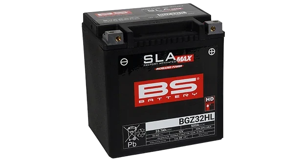 BS-BATTERY BGZ32HL 12V 32Ah 500A (GYZ32HL) 170x132x175mm P+ AGM bezúdržbová motobaterie
