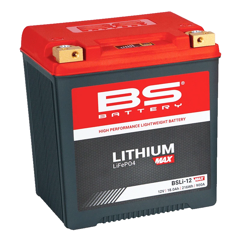 BS-BATTERY BSLI-12 MAX 12V 18Ah 900A P+ LiFePO4 lithiová motobaterie