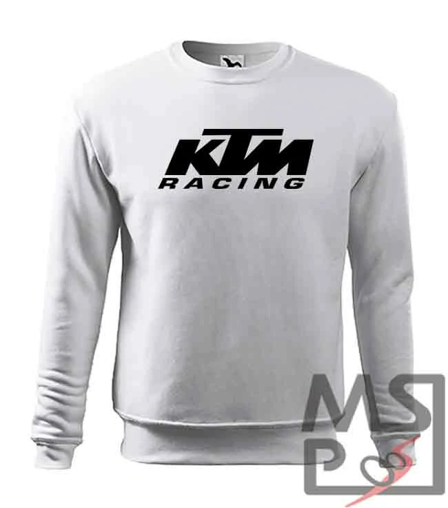 Pánská mikina s motivem KTM 08 bíla L