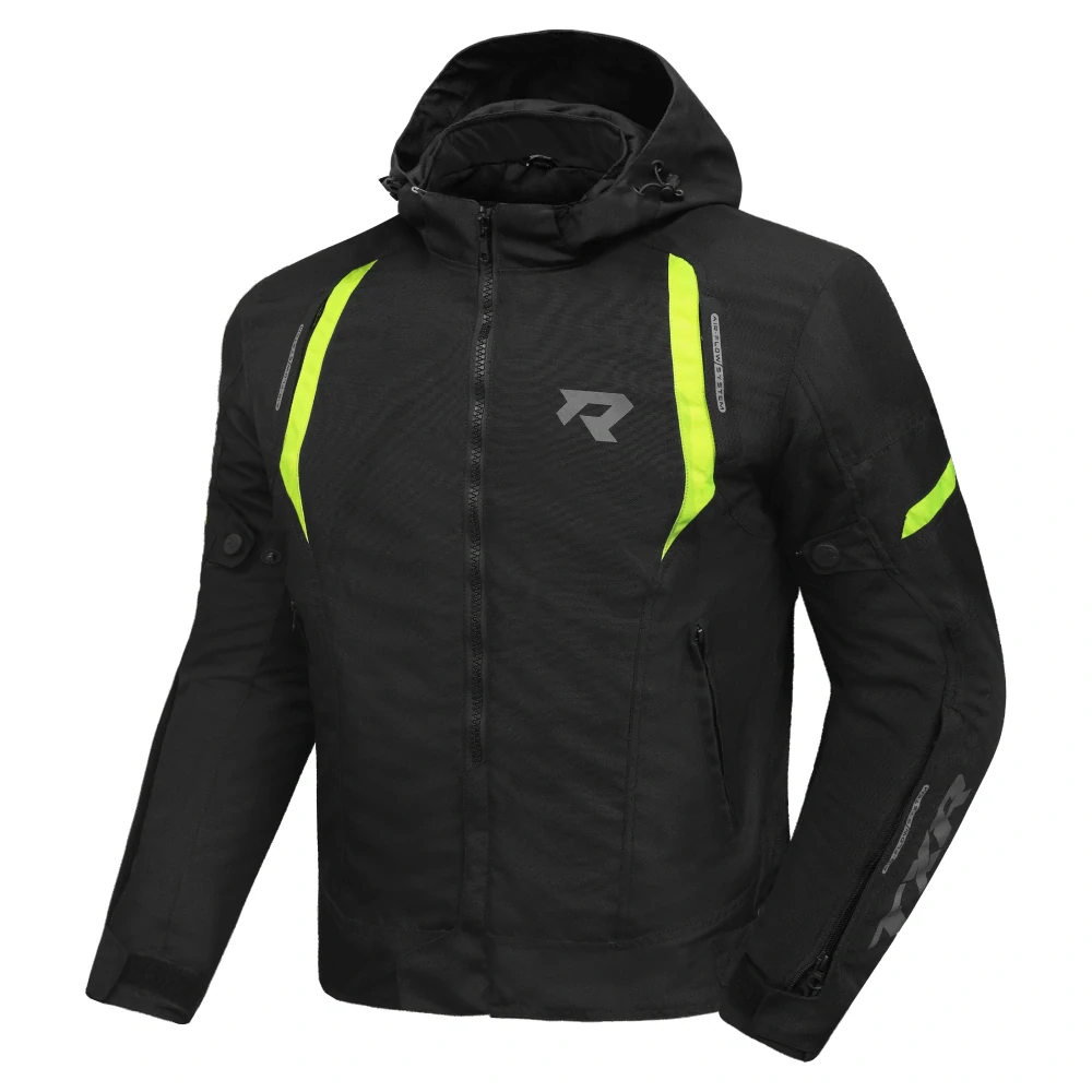 TXR Bunda na motorku Striker černo-fluo-žlutá XXL