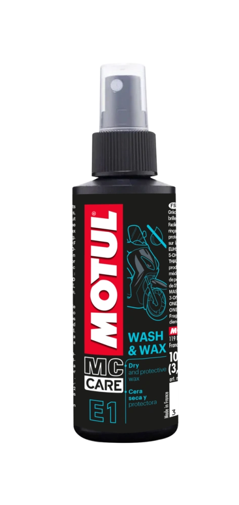 MOTUL Suchý čistič s voskem E1 Wash & Wax 100ml