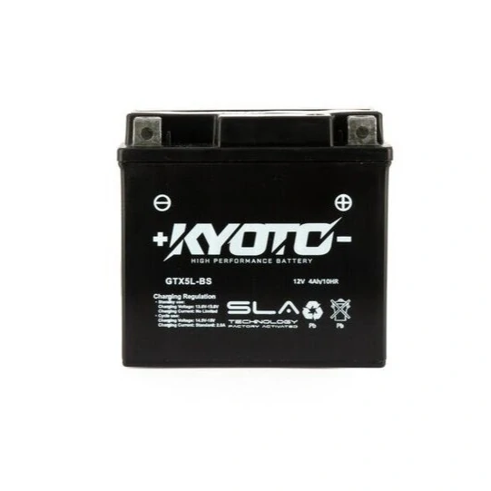 KYOTO GTX5L-BS 12V 4Ah 70A 114x71x106mm P+ AGM bezúdržbová motobaterie