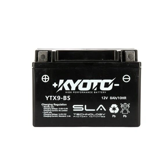 KYOTO GTX9-BS 12V 8Ah 120A 150x87x105mm L+ AGM bezúdržbová motobaterie