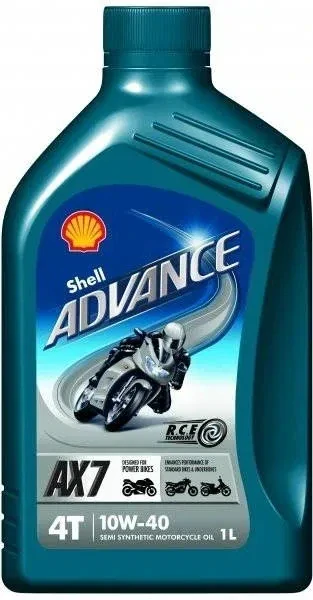 SHELL Motorový olej Advance 4T AX7 10W40 1L