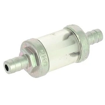 Palivový filtr na motorku 6 mm (1/4") rozebíratelný kovový