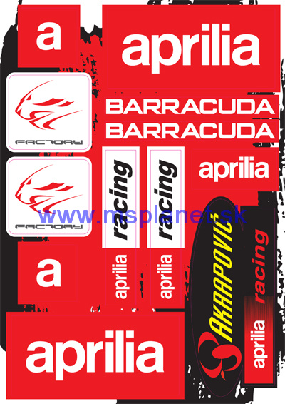 Nálepky moto Aprilia 4
