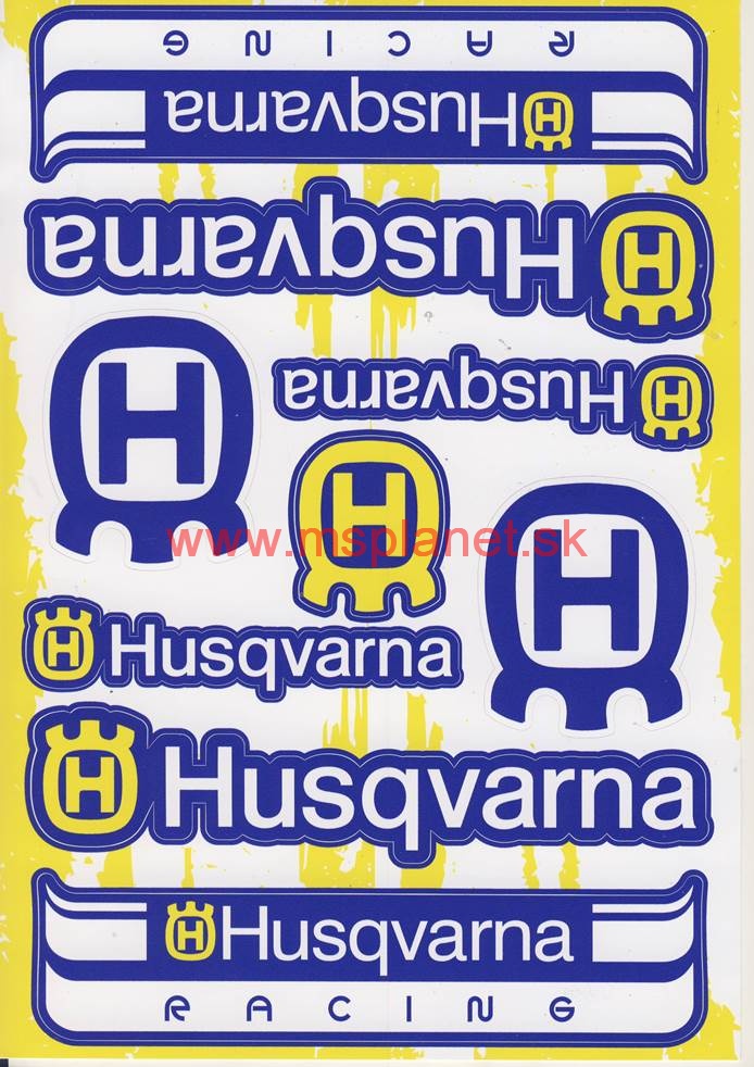 Nálepky moto Husqvarna 2