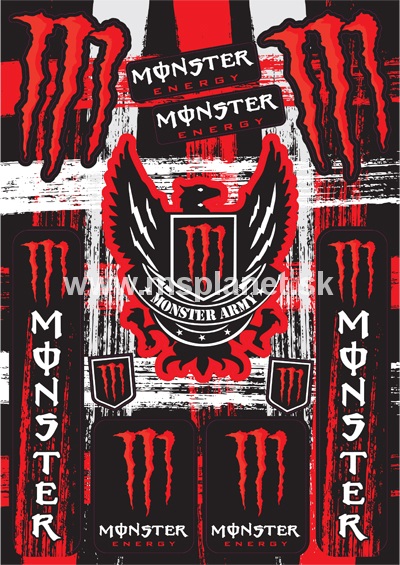 Nálepky moto Monster Energy 8